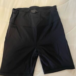 Athleta Black Bike Shorts High Waist Performance
